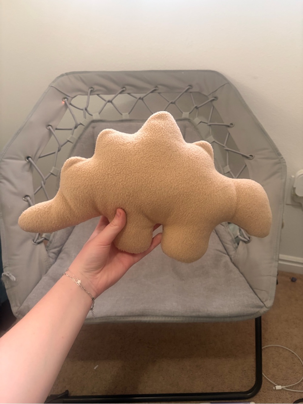 Homemade Dino Nugget Pillow